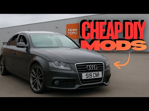 I Tried TEMU Car Mods on My Audi A4 — Surprisingly Good! 