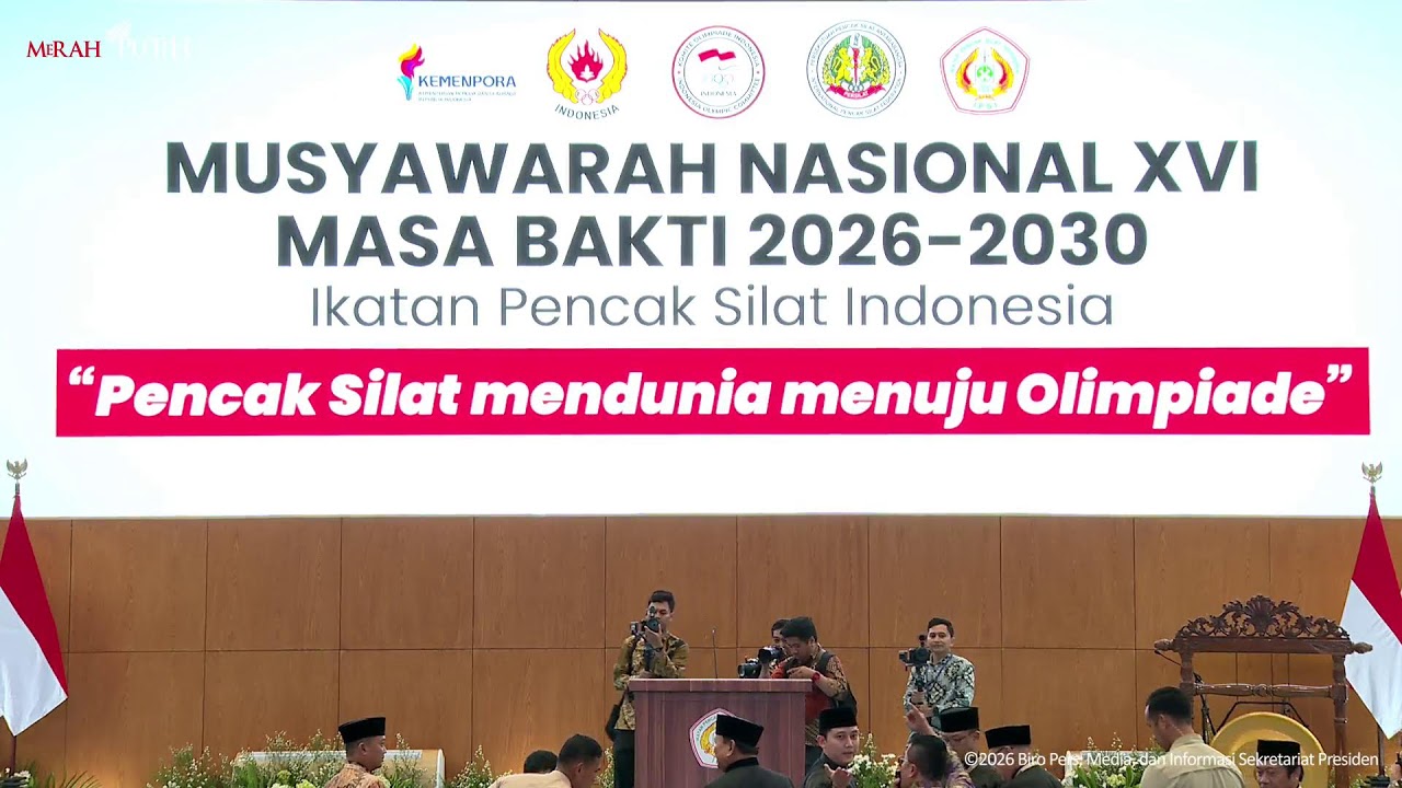 LIVE: President Prabowo officially opens the 16th IPSI National Conference, Jakarta, April 11, 2026