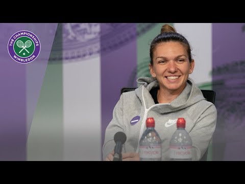 Simona Halep Winner's Press Conference Wimbledon 2019