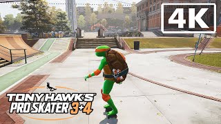 Download lagu TONY HAWK'S PRO SKATER 3 4 - Michelangelo (Ninja Turtle) Gameplay [4K] mp3