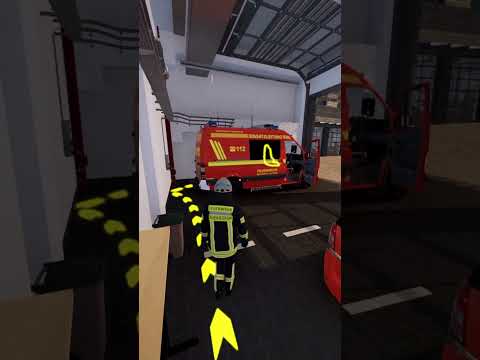 Emergency Call 112 - German Firefighters Fire Respond #firefighter #ambulance #emergency #simulator