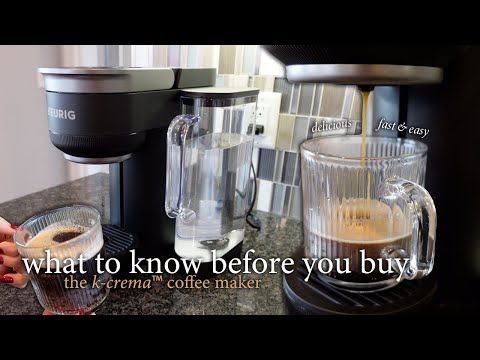 Keurig K-Crema Single Serve Coffee Maker with Pressure Infusion Technology for K-Cups video review thumbnail