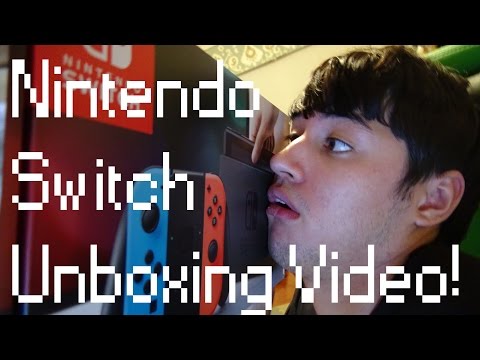 Nintendo Switch Unboxing w/GomezFL!!!!!!!!!