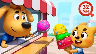 Yummy Yummy Ice Cream | Fun Stories for Kids | Police Cartoon | Sheriff Labrador