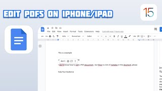 How To Edit PDFs on iPhone/iPad FOR FREE (SUPER EASY)