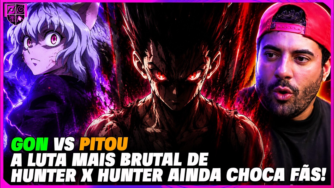 GON VS PITOU - A LUTA MAIS BRUTAL DE HUNTER X HUNTER AINDA CHOCA FÃS! FRED ANIMES