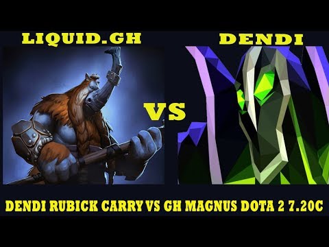Dendi Epic Rubick Carry vs GH Magnus - Dota 2 patch 7.20c