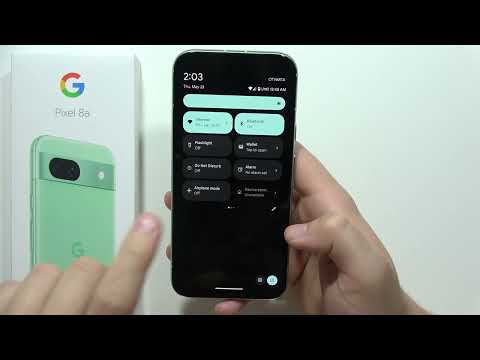 Pixel 8a: Turn On / Off Airplane Mode #googlepixel8a