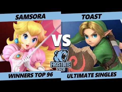 Frostbite 2020 SSBU Winners Top 96 - eUnited | Samsora (Peach) Vs. Toast (Young Link) Smash Ultimate