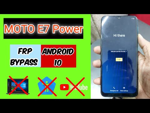 Moto E7 Power Google Lock Bypass / FRP Bypass without PC | All Moto Frp Android 10 Unlock without PC