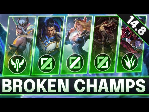 LOW and HIGH ELO PICKS In 14.8 for Every Role - Broken Champions to MAIN - LoL Guide Patch 14.8