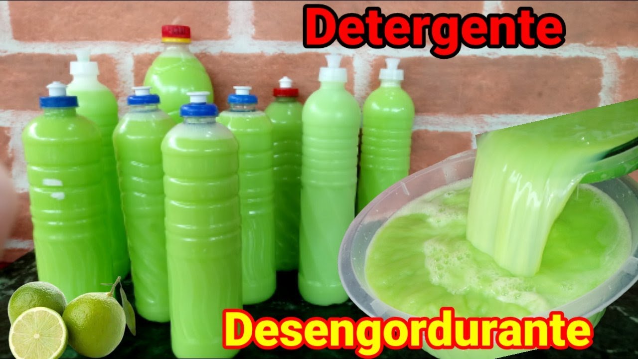 DETERGENTE DESENGORDURANTE CREMOSO DE LIMÃO - LIMPA E DESENGORDURA TUDO EM POUCOS MINUTOS