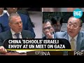 'Show Some Respect': UNSC Chair China Scolds Israel's Envoy Over Remarks On Women | Gaza War