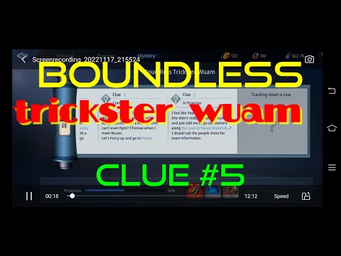 MIR4 | BOUNDLESS TRICKSTER WUAM CLUE #5| UNLOCKED 2022