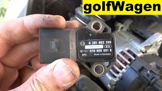 VW Passat B6 MAP sensor replacement /imblausible signal/ P0106, P0107