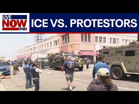 Video | WATCH: DHS agents clash with protesters in LA | LiveNOW from FOX
