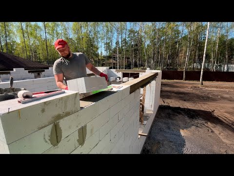 We Built a GAS BLOCK HOUSE in Just 5 Days! 🏠✨