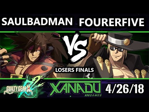F@X 247 GGXRD2 - fourerfive (Johnny) Vs. saulBadman (Sol) - Guilty Gear XRD Rev 2 Losers Finals