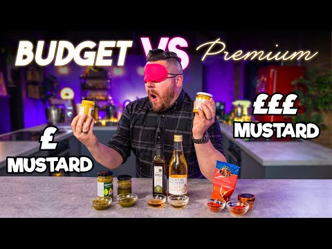 Blind Tasting BUDGET vs PREMIUM Ingredients | Where Best to Spend your Money?