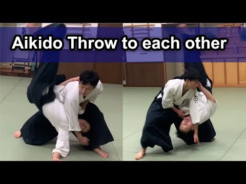 Aikido ‐ Dynamic throw each other