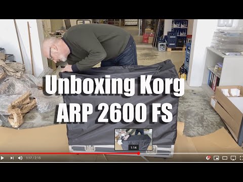 Unboxing KORG ARP 2600 FS