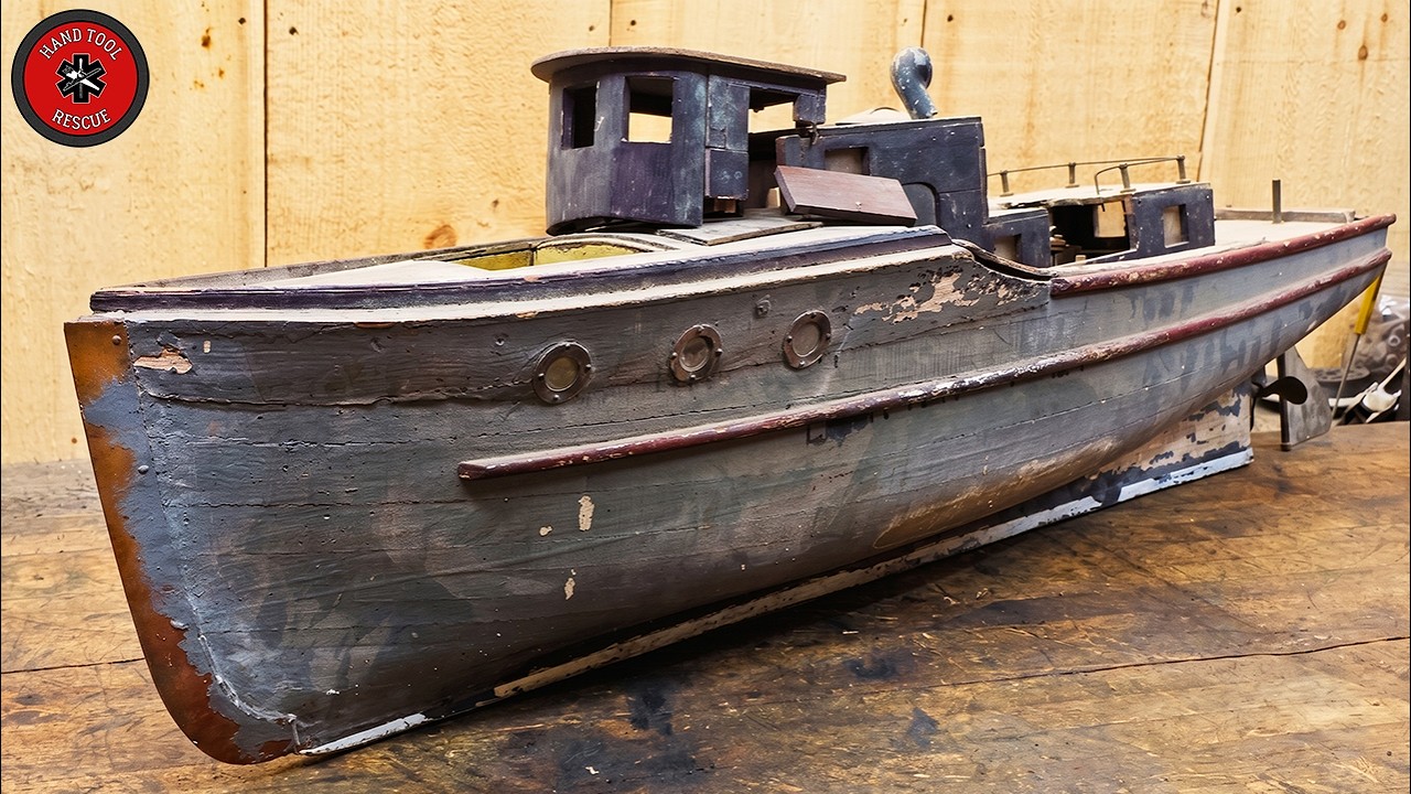 1920s Steam-powered Model Boat [Restoration]