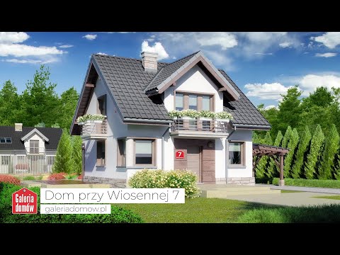 Projekt domu przy Wiosennej 7 - GaleriaDomow.pl