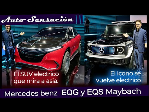 Mercedes-benz EQG Concept y EQS Suv Maybach 2022 .  La estrella saca musculo en terreno de BMW.
