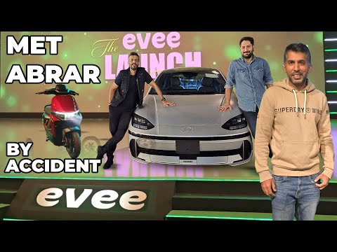 Met Abrar By Accident | Evee Launch Event | PakWheels Vlog