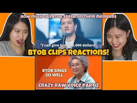 [BTOB Clips] Crazy Raw Voice pt 2 & How much can BTOB spend on their members First Time Reactions!