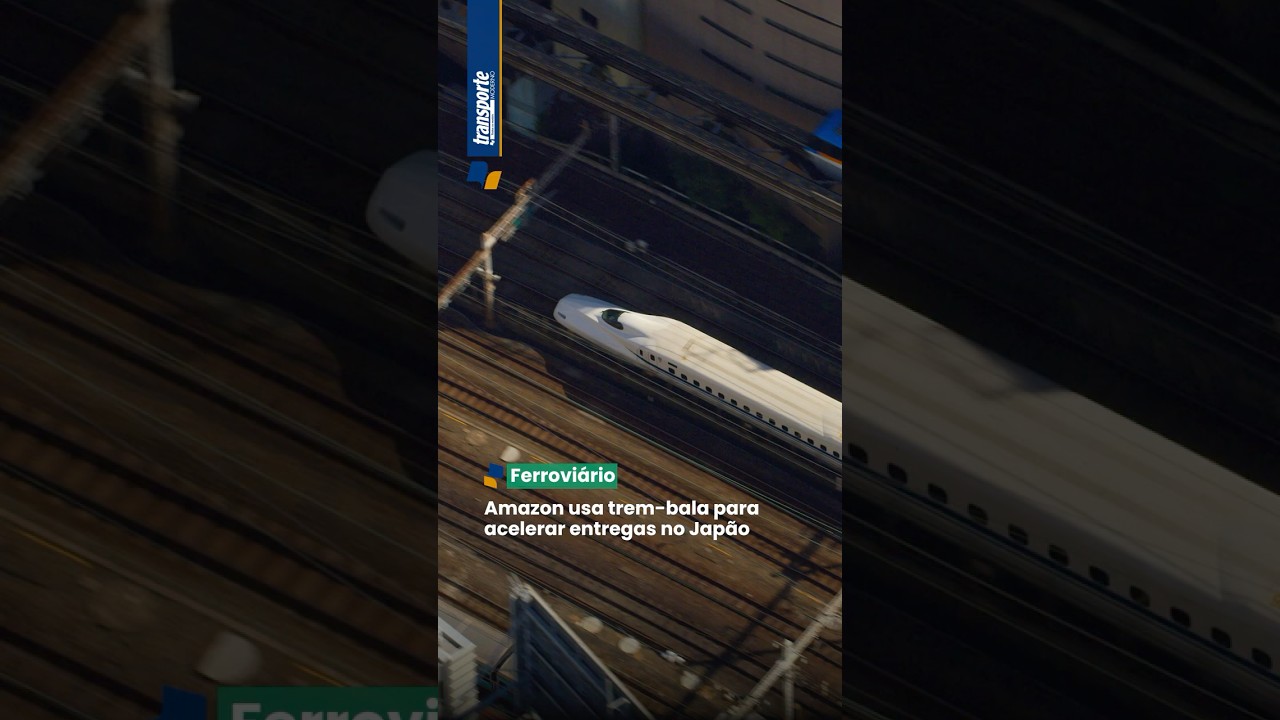 Amazon usa trem-bala para acelerar entregas no Japão