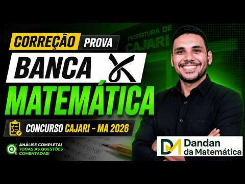 GABARITO Prova Banca JK: Matemática | Concurso Cajari - MA 2026