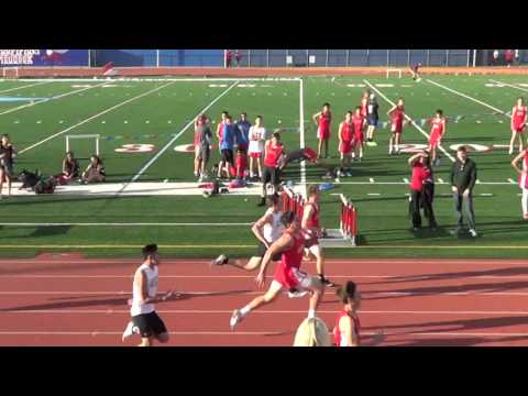 FSB 100m vs Servite & Rosary 3-9-16 - Los Alamitos Boys