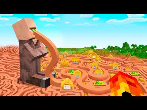 O nariz do villager nao PARA DE CRESCER!