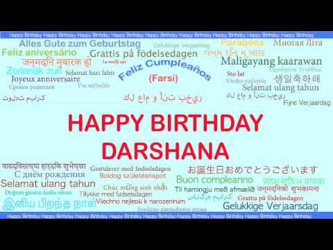 Darshana   Languages Idiomas - Happy Birthday