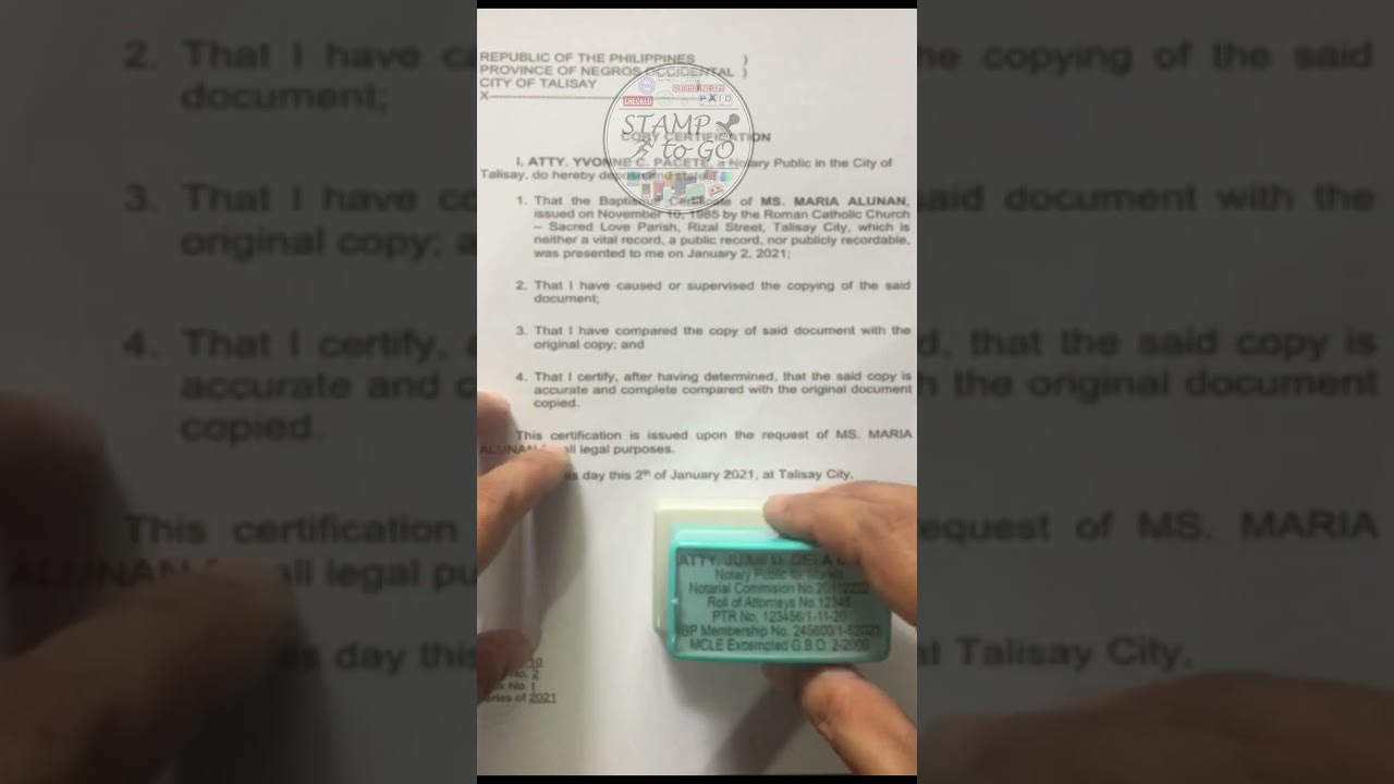 Notary Stamp #office #diy #stamps