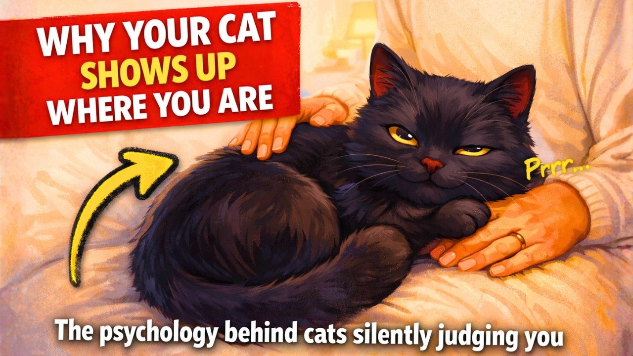 The Psychology of Cats That Appear Wherever You Are (What They’re Really Evaluating)