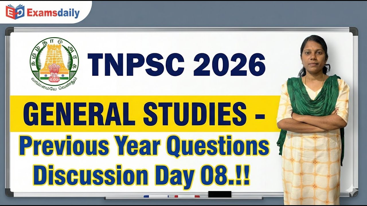 TNPSC 2026 - General Studies - Previous Year Questions Discussion Day 08.!! Call 8940400154