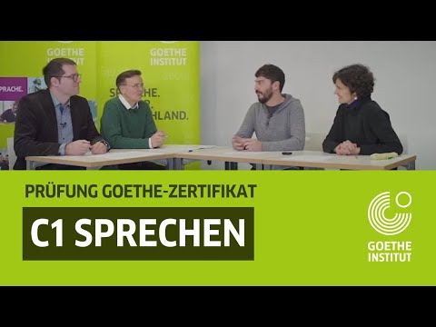 Goethe-Zertifikat C1 – Deutschprüfung Modul Sprechen | German C1 Oral Exam