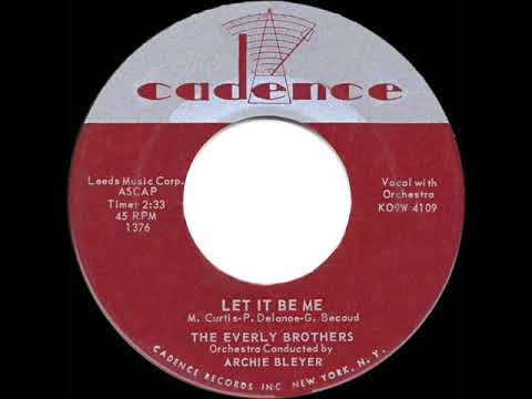 1960 HITS ARCHIVE: Let It Be Me - Everly Brothers