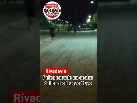 Rivadavia. Pelea sacude a un sector del barrio Nuevo Cuyo