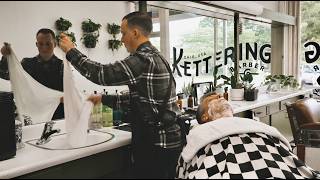 💈 Relaxing Shave In Beautifully Preserved 1960s Ohio Barber Oasis | Kettering Barber Co.