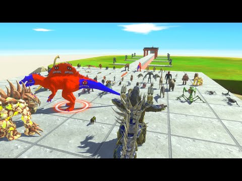 Which Unit Can Make It To The End And Survive?!? (INSANE challange) Animal Revolt Battle Simulator