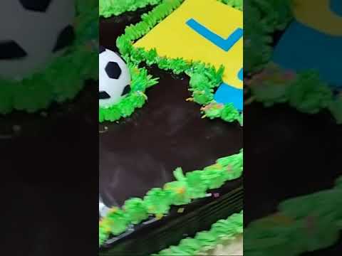 football theme cake #Ronaldolover🥰