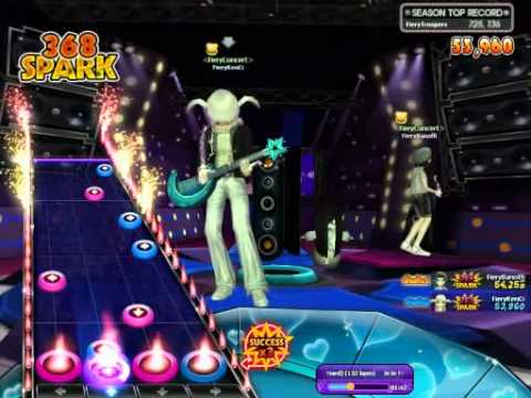 Audition Guitar Mode JeJe - Fruitgarden Girl (Lv.3 Hard) 132 BPM No Chance