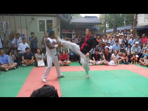 Capoeira vs Taekwondo- Real Fight - part 1
