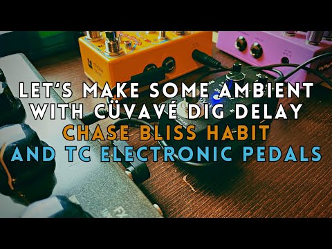Let’s Make Some Ambient with Cüvavé Dig Delay, Chase Bliss Habit and TC Electronic pedals