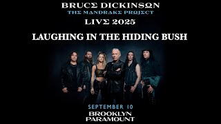 BRUCE DICKINSON &quot;LAUGHING IN THE HIDING BUSH&quot; 4K Brooklyn Paramount New York September 10, 2025