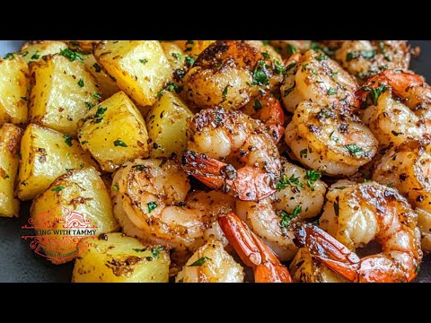 Garlic Butter Shrimp and Potatoes