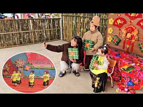 Thu took Ten to Chip's kindergarten and they took lots of photos as souvenirs.